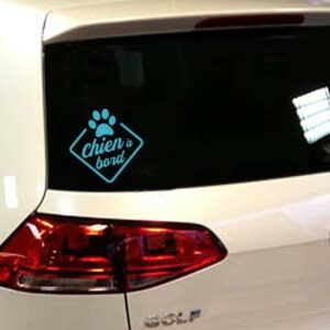 stickers chien à bord