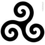 stickers du triskèle Triskel Triskell symbole celtique Bretagne