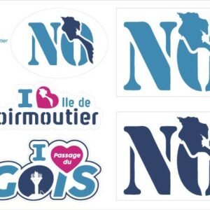 Autocollant stickers Passage du Gois Ile de Noirmoutier