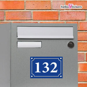 080119 stickes autocollant adhésif numéro de rue personnalisé pour boites aux lettres