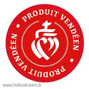 Stickers autocollants étiquettes produits vendéens, produits de vendée étiquetage produit