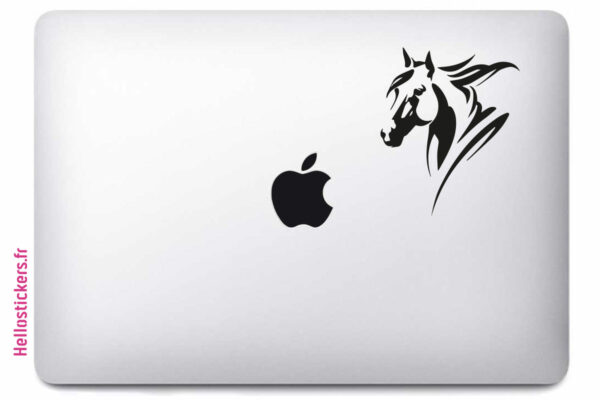 010519 sticker autocollant cheval equitation pour pc ou mac