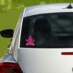 stickers-autocollant-bouddha-zen-avec-fleur-de-lotus-pour voiture