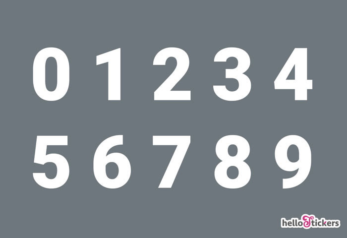 autocollant numéros de boîte aux lettres autocollant de chiffre en vinyle numéros boîte aux lettres vinyle autocollants d'adresse de chiffre numéros de boîte aux lettres 