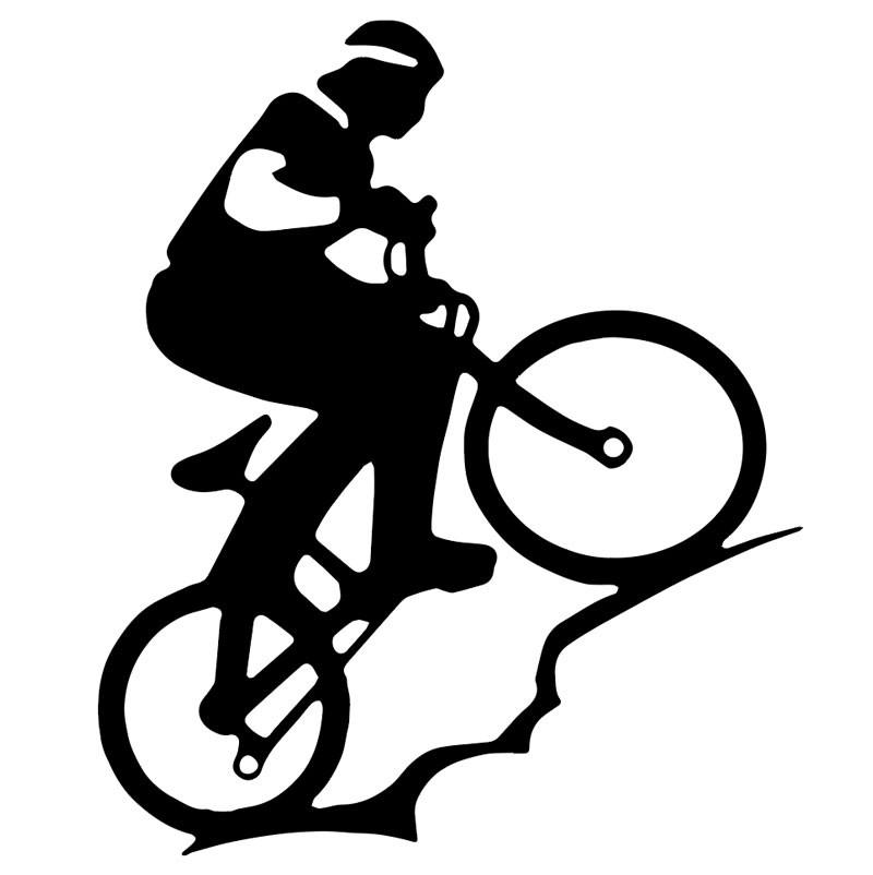 sticker_autocollant_vtt_velo_trail_sport_cyclisme pour voiture ordinateur portable