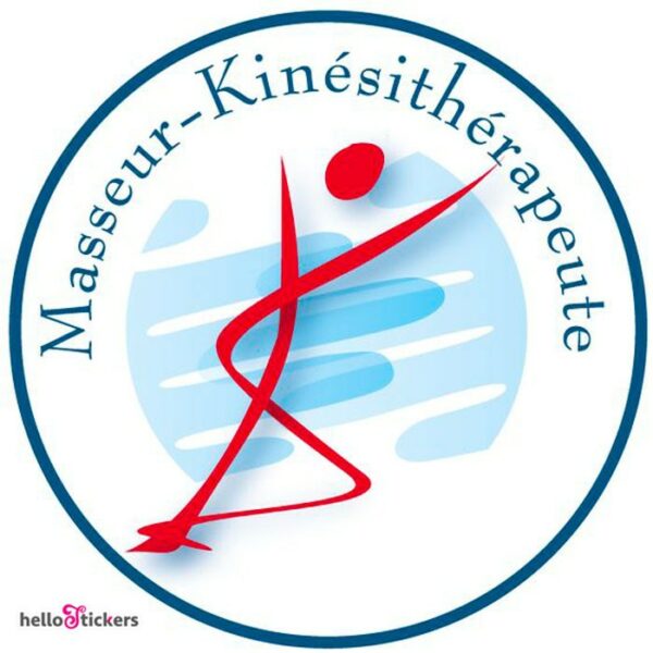 autocollant_masseur-kinesitherapeute_masseur-kine-osteopathe adhesif pour vitrine voiture