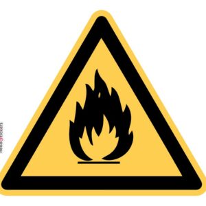 sticker_autocollant_matieres-inflammables_danger sticker sécurité pour entreprise. Sticker autocollant Danger matières inflammables Sticker danger sécurité pour la signalétique de votre entreprise, entrepôt, boutique ou magasin.