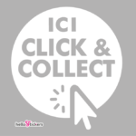 Sticker click and collect autocollant click & collect pour commerçants boutiques magasins - ref 191120