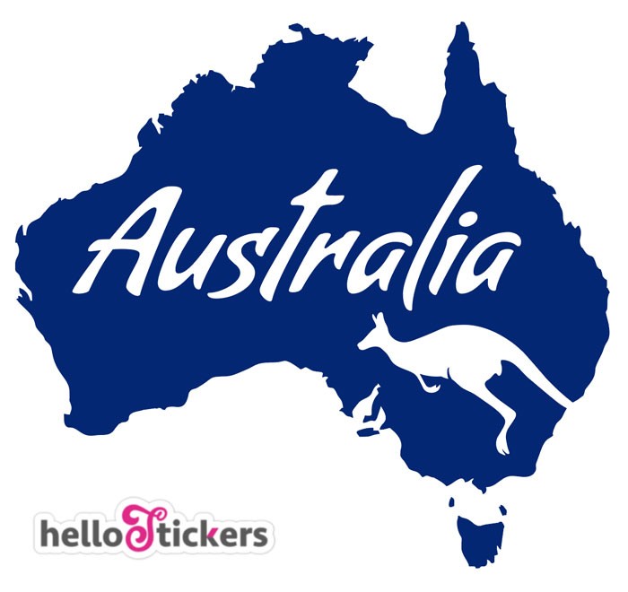 sticker-autocollant-australie-australia-kangourou-carte-australie