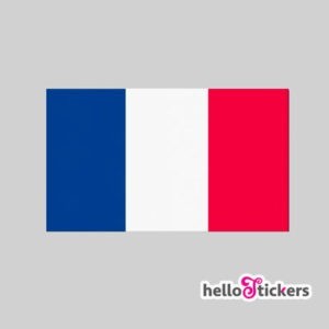 Sticker Drapeau France autocollant