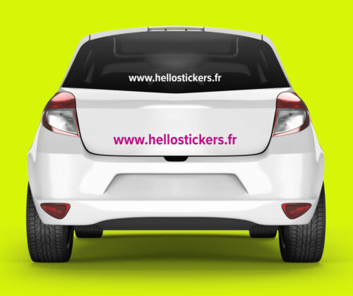 150122 sticker autocollant site internet personnalisable, site web personnalisé pour voiture véhicule ou vitrine