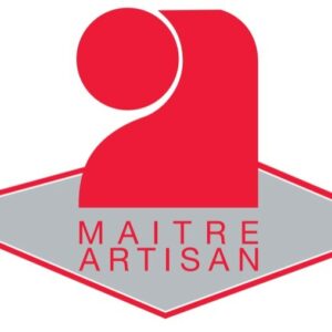 Sticker logo Maitre artisan pour la signalétique de votre entreprise, de votre boutique ou de votre magasin.