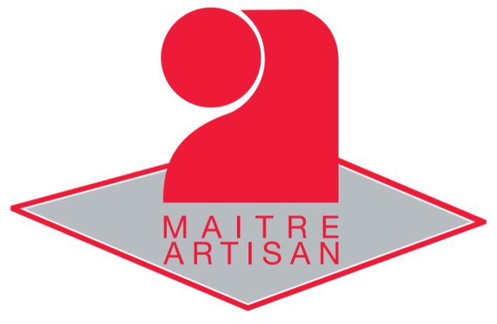 Sticker logo Maitre artisan pour la signalétique de votre entreprise, de votre boutique ou de votre magasin.
