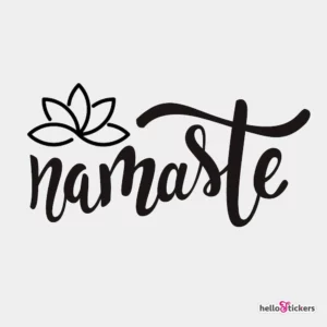 namaste chakra du cœur sticker autocollant ref 200523