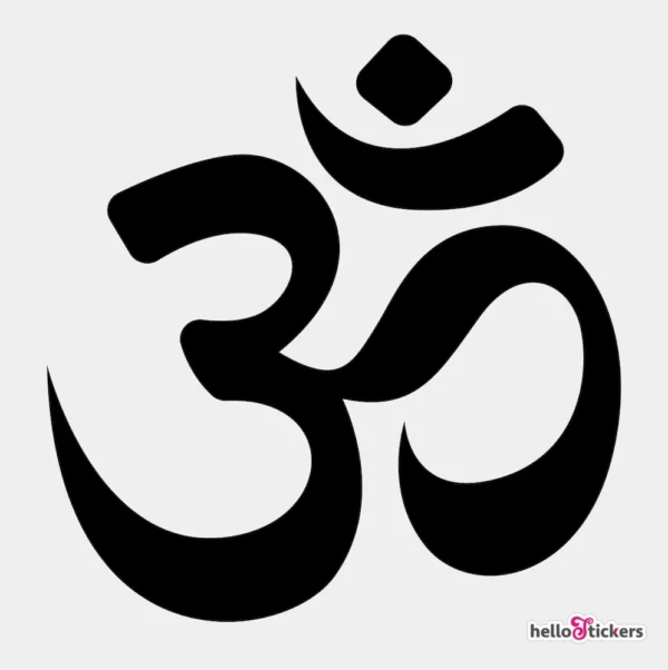 symbole mantra hindous sticker autocollant ref 210523