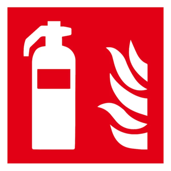 Autocollant Extincteur incendie ISO 7010 F001 sticker