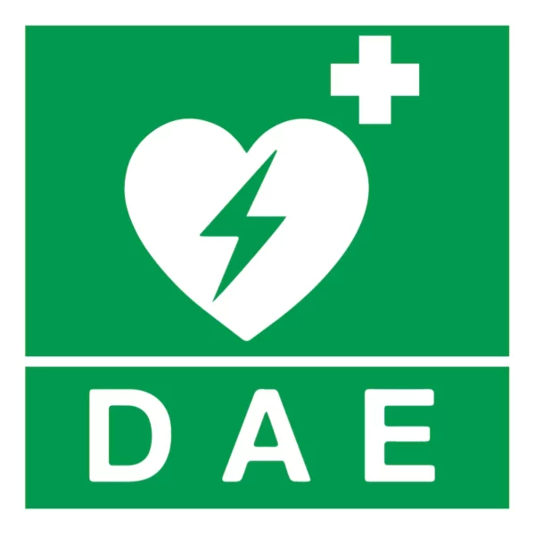 Signalétique défibrillateur DAE autocollants et stickers 210124-2