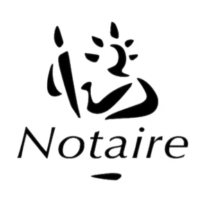 autocollant logo office notarial notaire sticker 170123